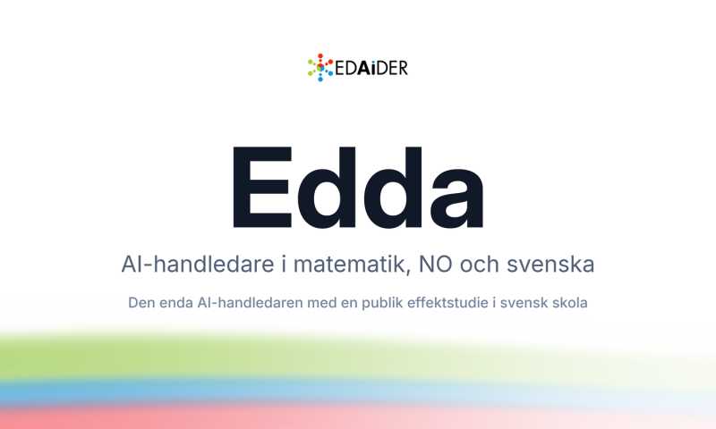 EdAider lanserar Edda – AI-handledaren som stöttar elever i lärandet