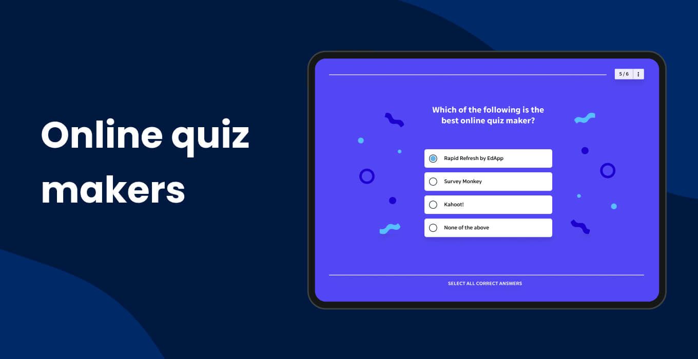 22 free online quiz makers | edapp microlearning