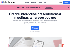 Free tech tools for teachers - Mentimeter