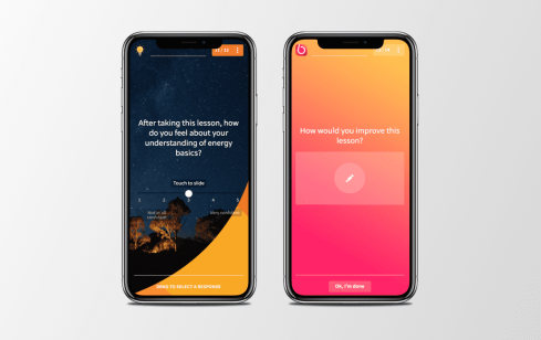 Different ways to ask the same training evaluation question with EdApp Mobile Learning App