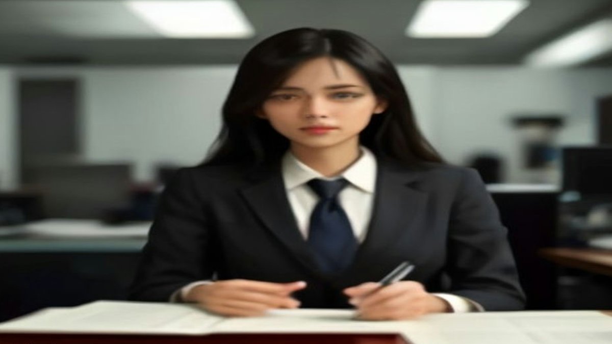 Lawyer in office setting.