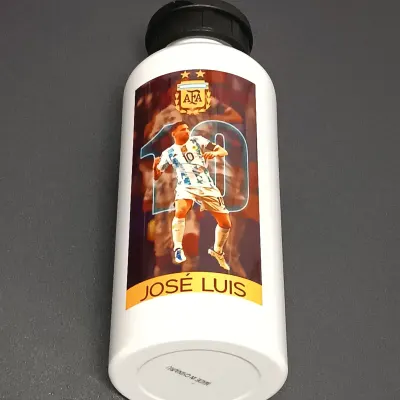 Termo para agua con imagen sublimada - Aluminio 600 ml