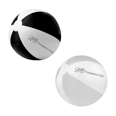 Pelota de playa con logotipo a 1 tinta