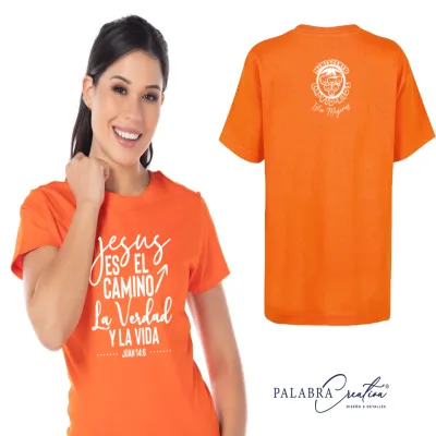 Playera cuello redondo - Serigrafía 1x1 tintas - Adulto