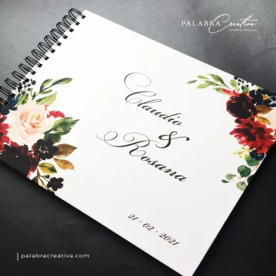 Libro de firmas - CARTA 2 - ENGARGOLADO (rayas)