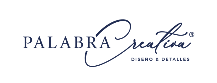 logotipo palabra creativa