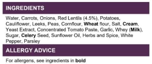 read food labels to manage food allergies