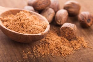 healthy spice nutmeg