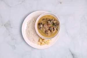 nutrition guide with Plain White Rice with Fresh Tilapia Pepper Soup & Fresh Cucumbers