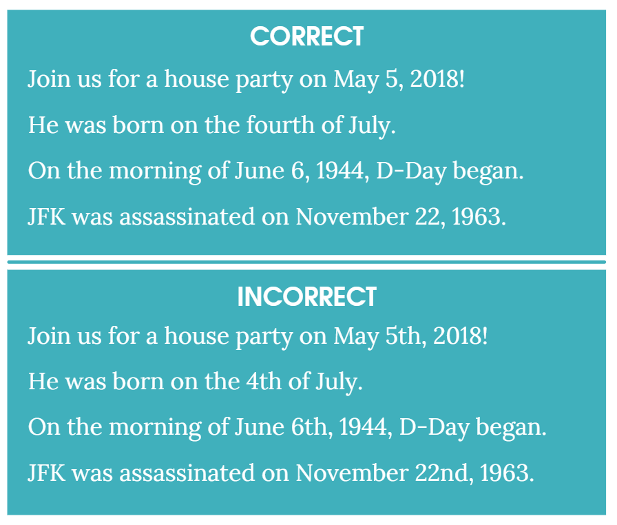 How To Use Ordinal Number In English Correctly