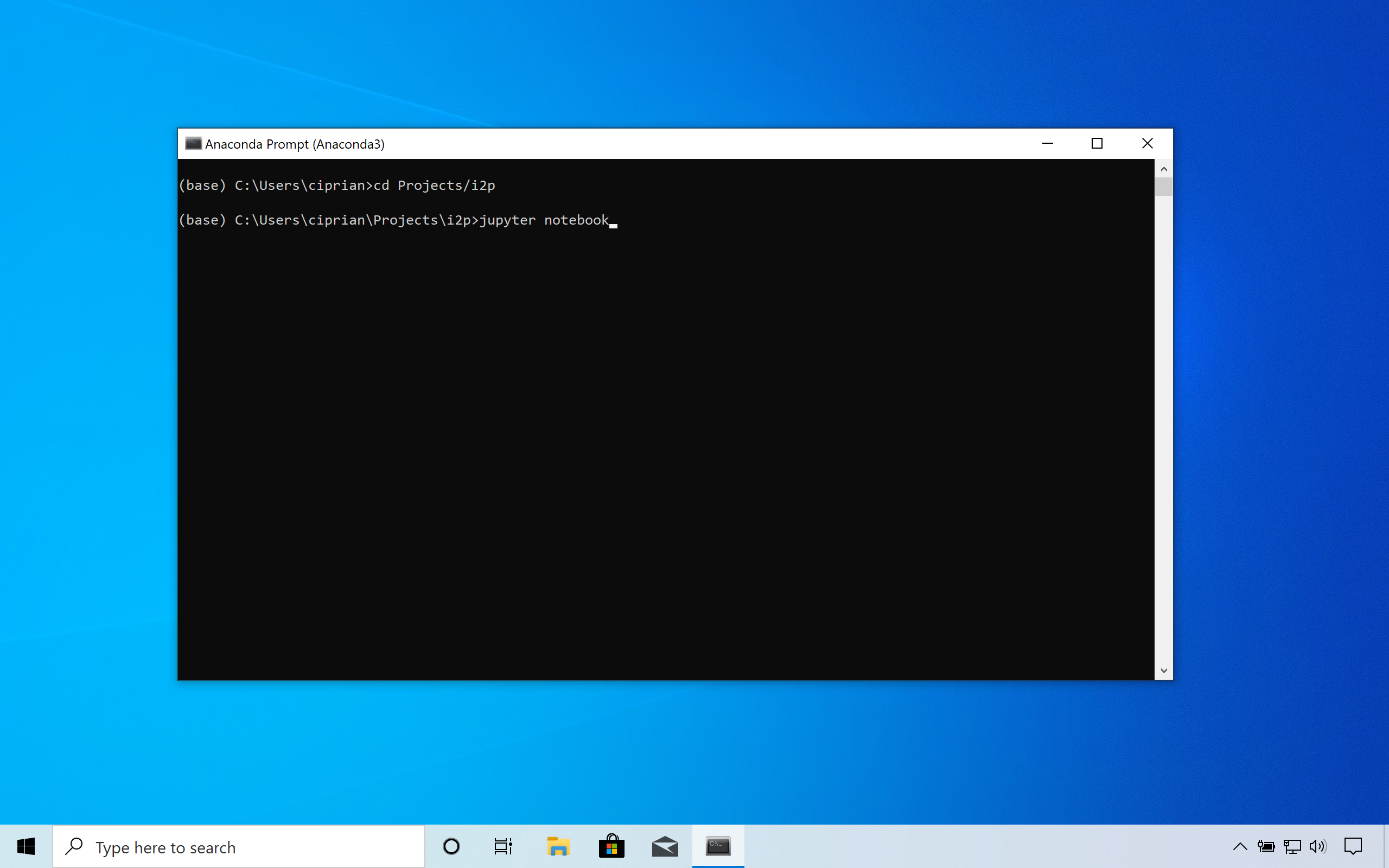  jupiter notebook anaconda windows 10