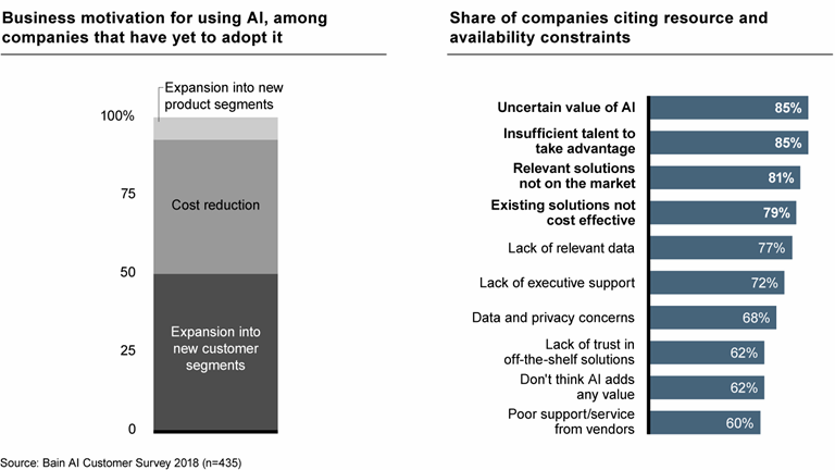 Bain AI Customer Survey (2018)