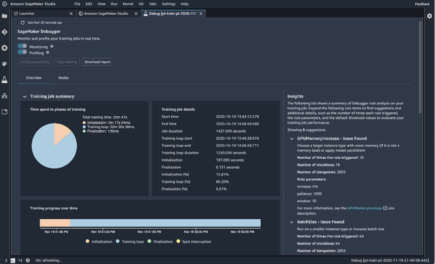 SageMaker Debugger