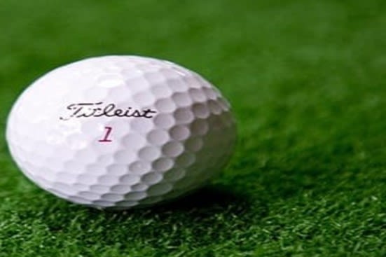 Example of using the Crop and Resize transformations on an image of a golf ball on the green