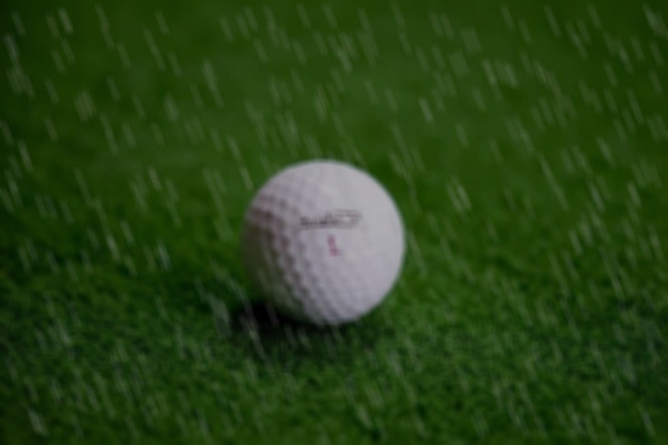 Image of a golf ball with the custom_dataset applied