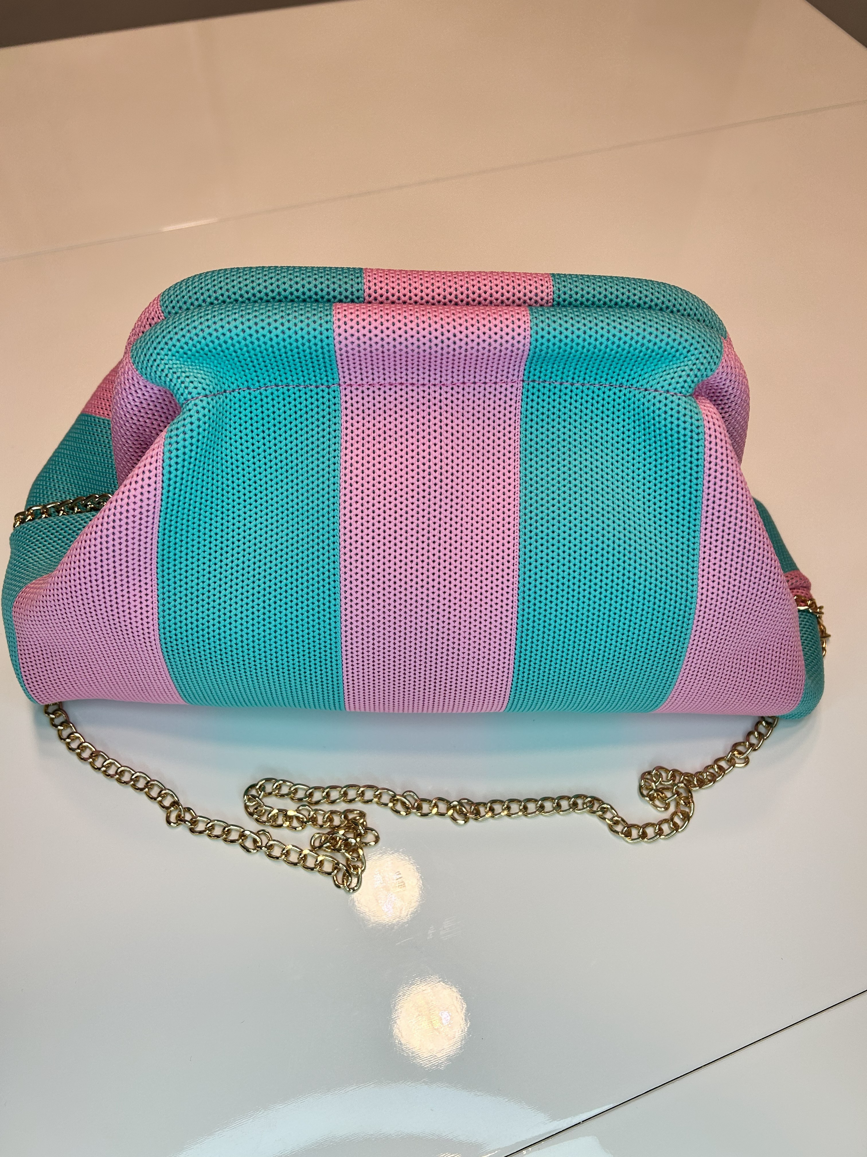 Clutch Rosa & Turquesa 3