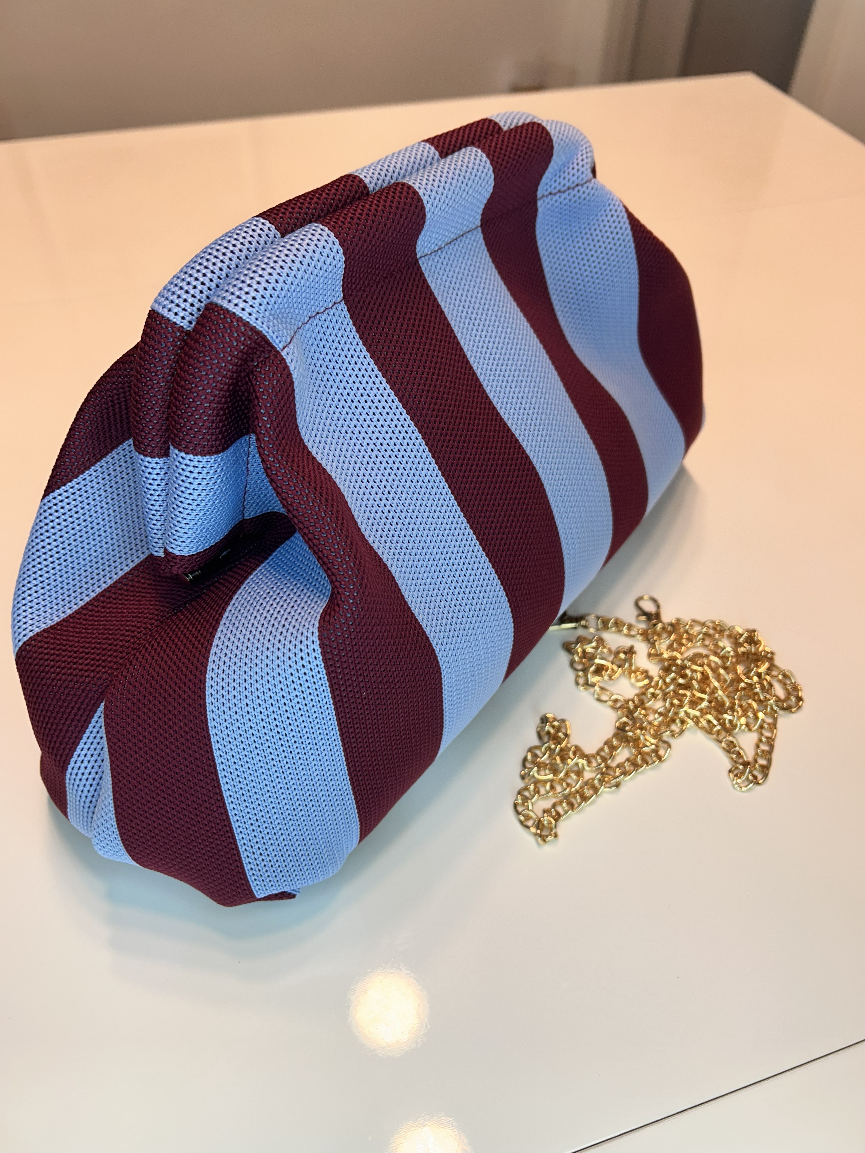 Clutch Azul & Vino 3