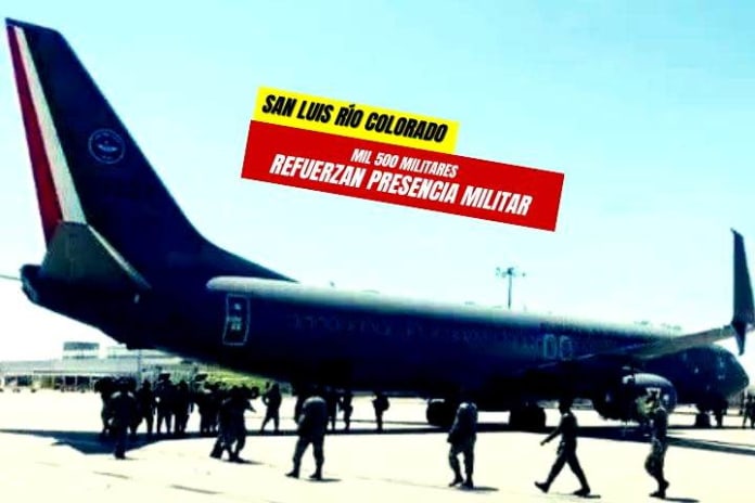 SEDENA aumenta estado de fuerza en Mexicali y el norte de Sonora SEDENA aumenta estado de fuerza en Mexicali y el norte de Sonora
