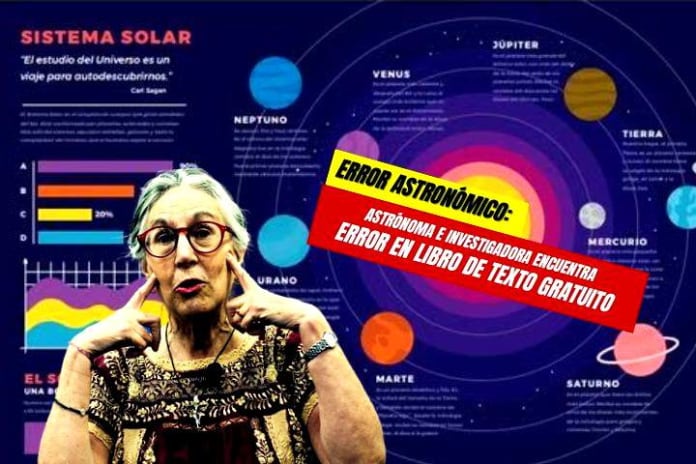 Astrónoma de la UNAM encuentra error en libro de texto de la SEP Astrónoma de la UNAM encuentra error en libro de texto de la SEP