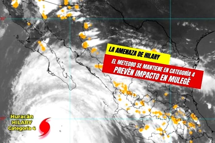 El huracán Hilary mantiene su rumbo hacia Baja California El huracán Hilary mantiene su rumbo hacia Baja California