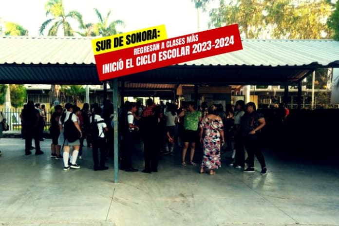 En el sur de Sonora arrancó el ciclo escolar 2023-2024 En el sur de Sonora arrancó el ciclo escolar 2023-2024