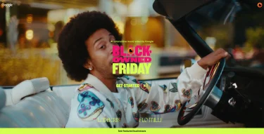 Google Black Owned Friday desktop home screen