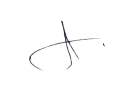 Signature of the Founder