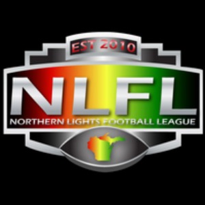 Northern Lights Football League (NLFL) 2024- Summer logo