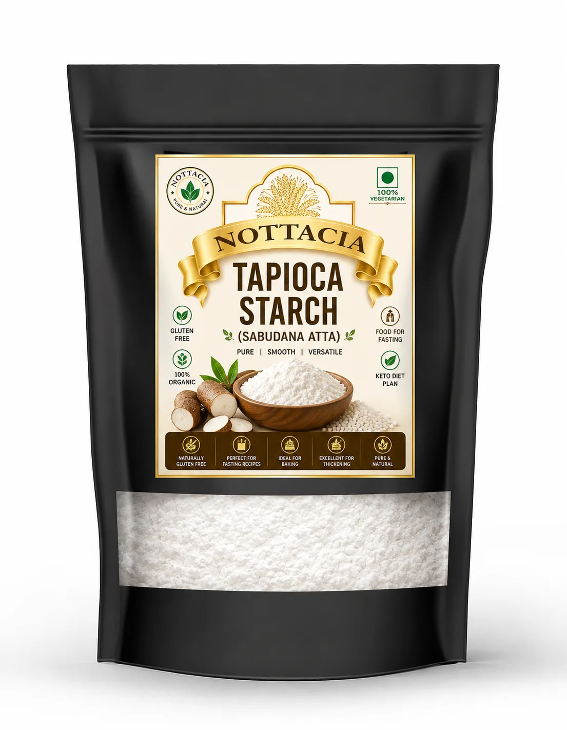 NOTTACIA Tapioca Starch - Tapioca Starch Pack of 2