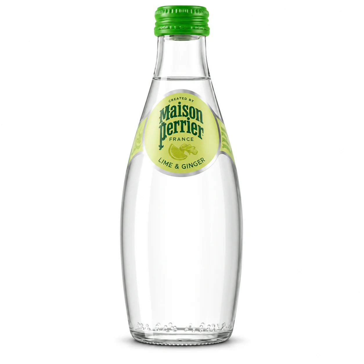 Maison Perrier Forever Botanical Sparkling Water 330 ml – Pack of 24 - Lime & Touch of Ginger