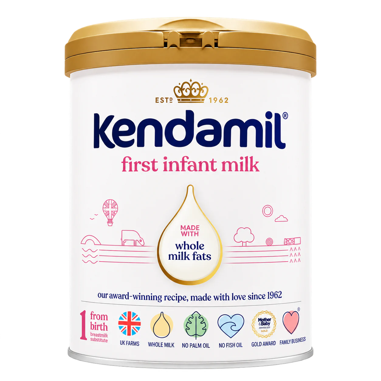 Kendamil Baby Milk Range - Stage 1 — 800g