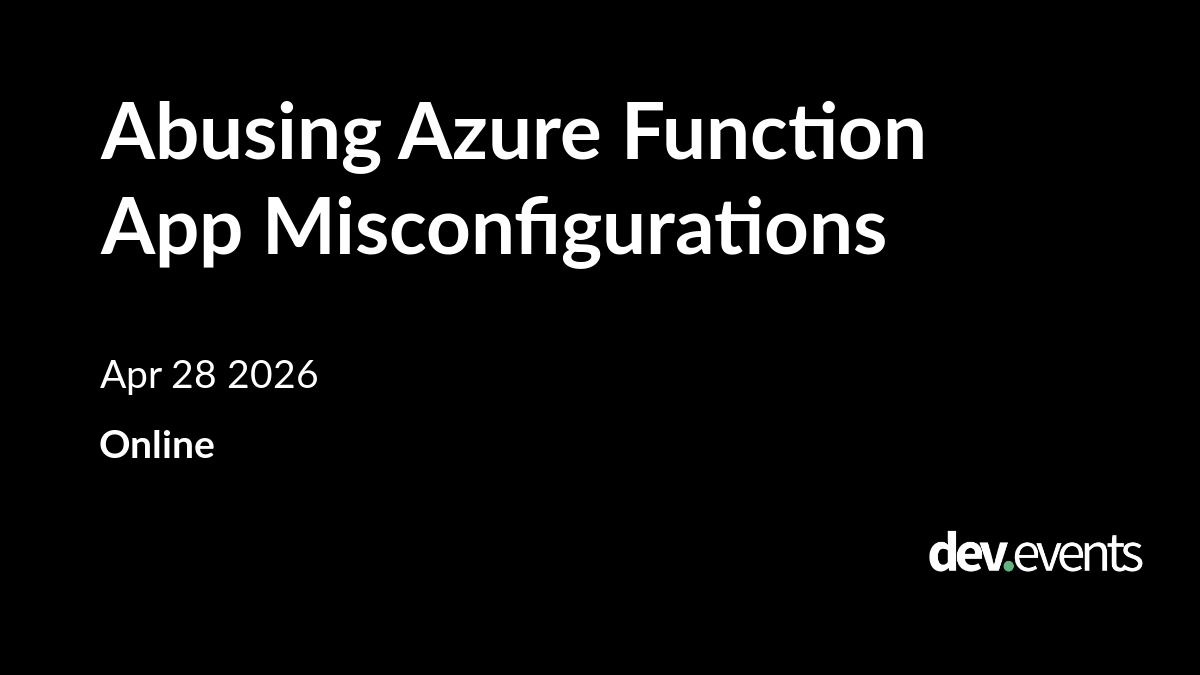 Abusing Azure Function App Misconfigurations