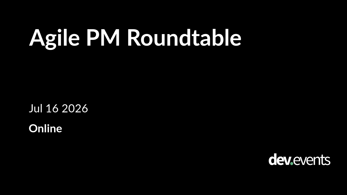 Agile PM Roundtable