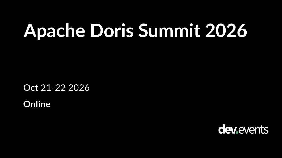 Apache Doris Summit 2026
