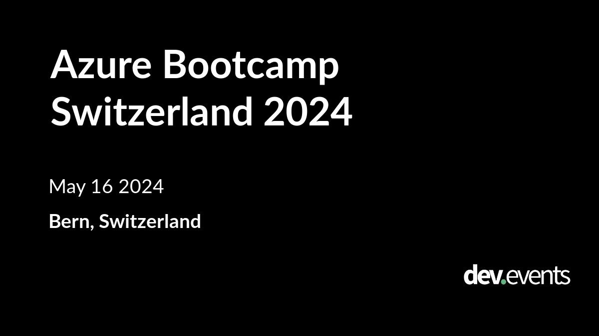 Azure Bootcamp Switzerland 2024