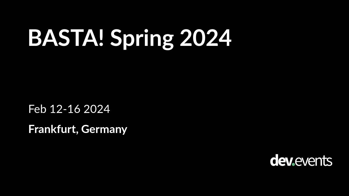 BASTA! Spring 2024