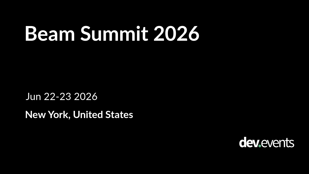 Beam Summit 2026