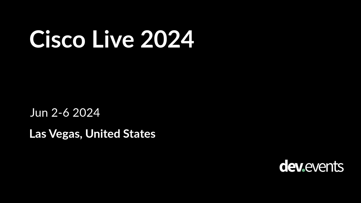 Cisco Live 2024