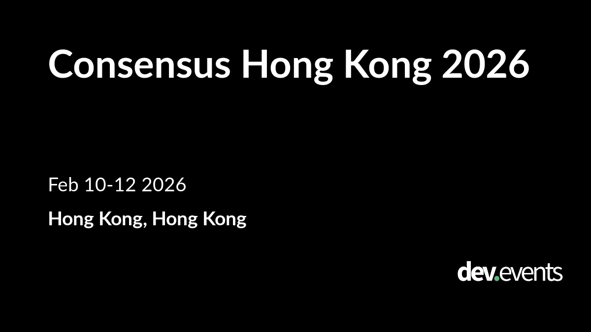 Crypto / Blockchain conferences in Hong Kong 2026 / 2027