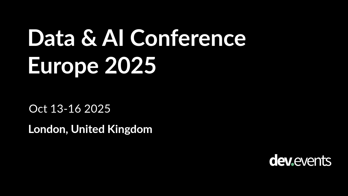 Data & AI Conference Europe 2025