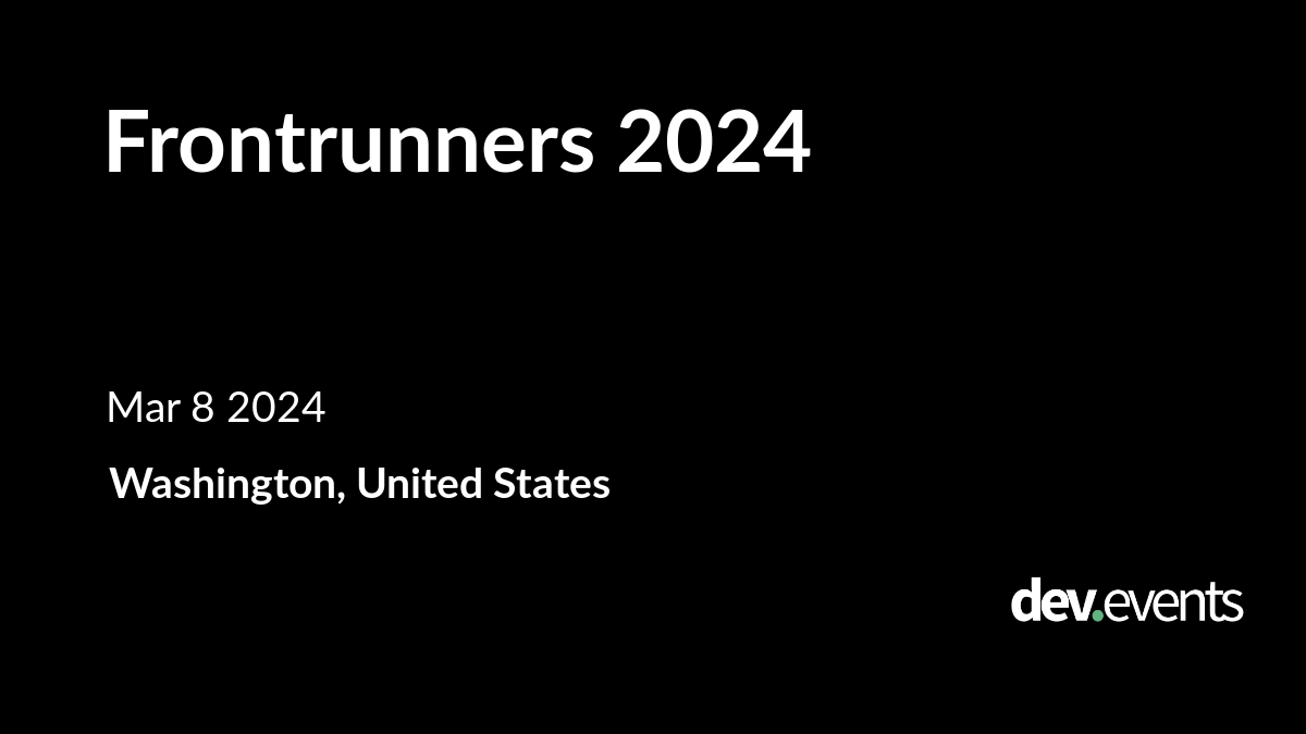 Frontrunners 2024