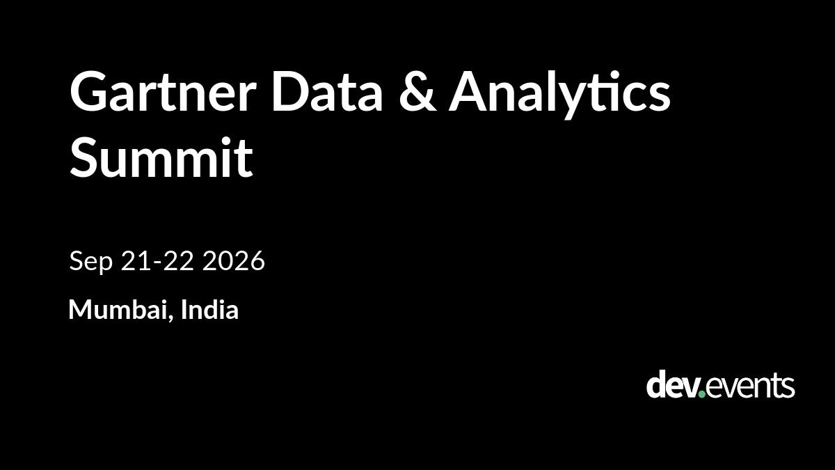 Gartner Data & Analytics Summit