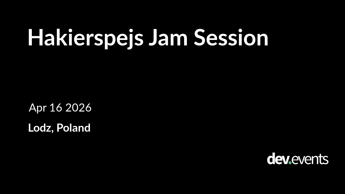 Hakierspejs Jam Session