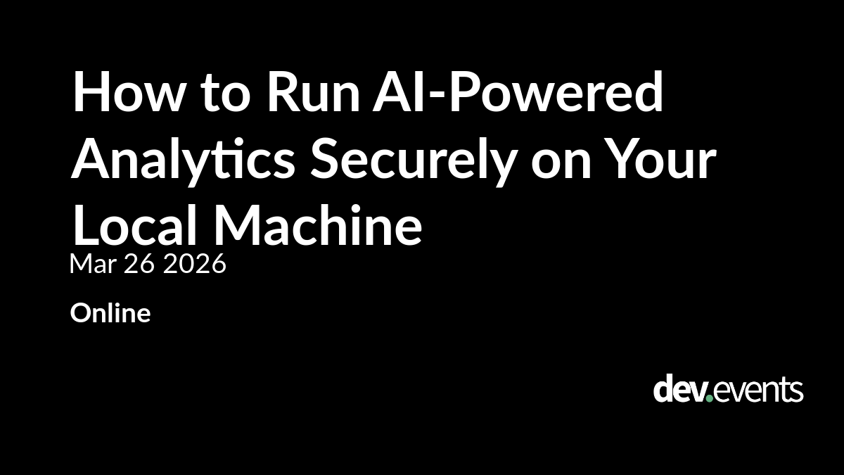 How to Run AI-Powered Analytics Securely on Your Local Machine