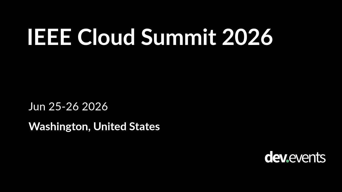 IEEE Cloud Summit 2026