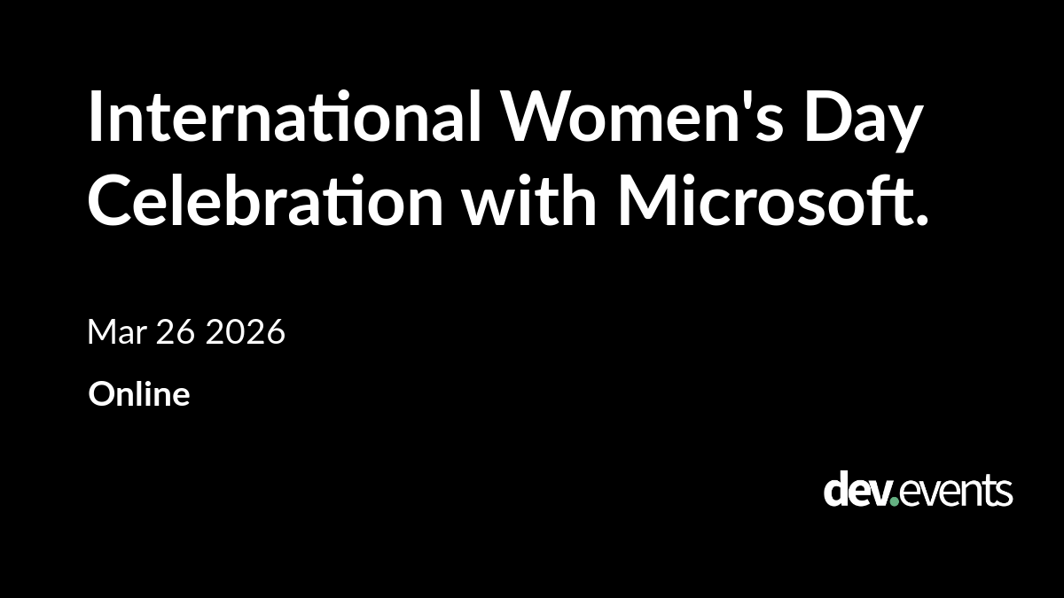 IWD Celebration with Microsoft
