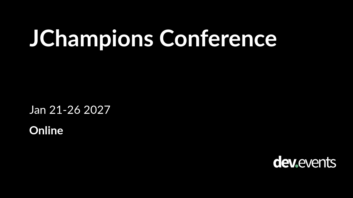 JChampions Conference