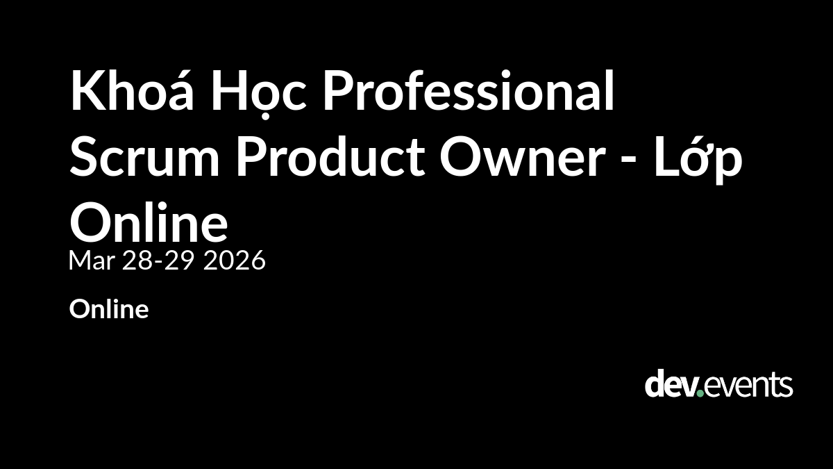 Professional Scrum Product Owner Online Course