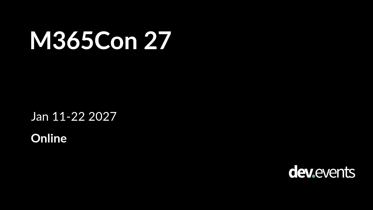 M365Con 27