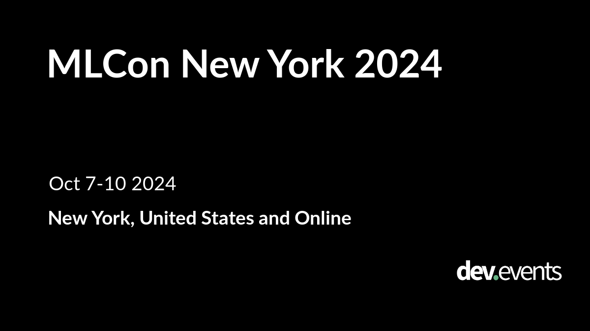 MLCon New York 2024